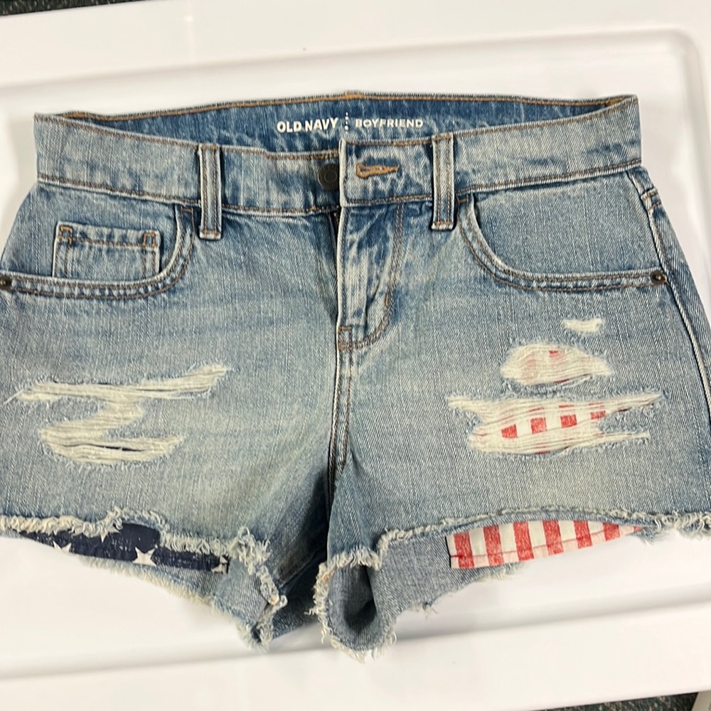 Boyfriend USA jean shorts